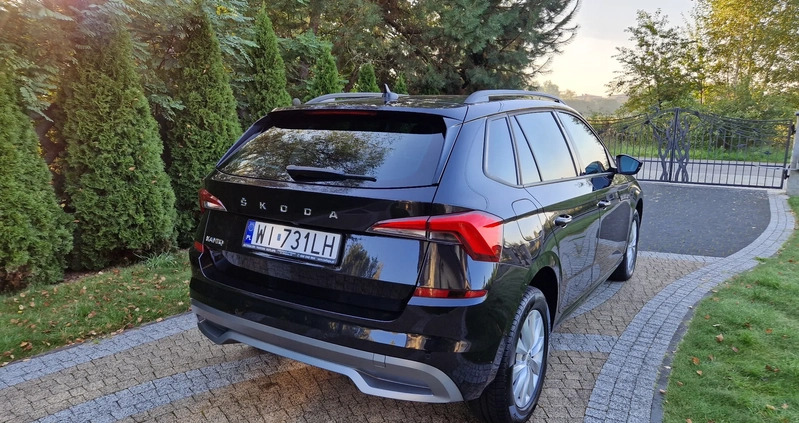 Skoda Kamiq cena 87900 przebieg: 28000, rok produkcji 2021 z Górzno małe 211